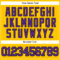 Custom Yellow Purple-Black Authentic Baseball Jersey