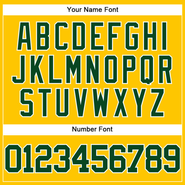 Custom Yellow Green-White Authentic Baseball Jersey