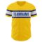 Custom Yellow Royal-White Authentic Baseball Jersey
