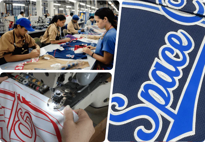 Sports jersey customization production