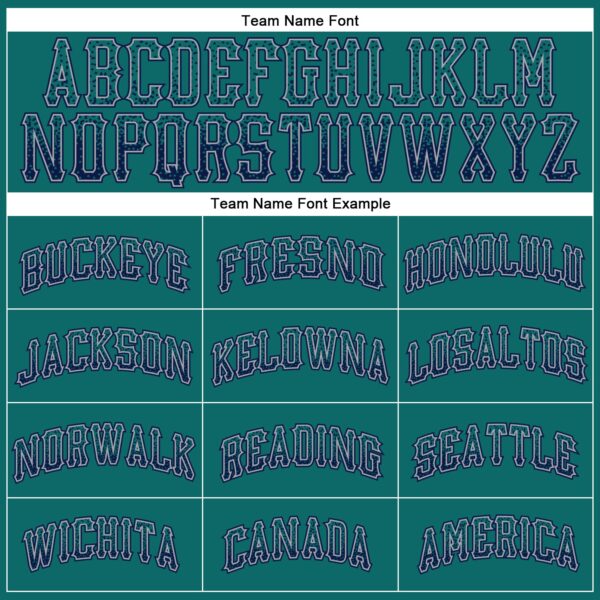 Custom Teal Navy-Gray Authentic Drift Fashion Baseball Jersey