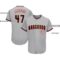 Custom Gray Black-City Cream Baseball Jersey