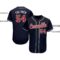 Custom Navy Red-White Baseball Jersey