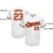 Custom White Orange-Black Baseball Jersey