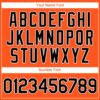 Custom Orange Black-White Baseball Jersey