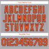 Custom Gray Orange-Black Baseball Jersey
