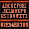 Custom Black Orange-White Mesh Authentic Football Jersey