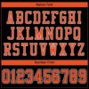 Custom Black Orange-White Mesh Authentic Football Jersey