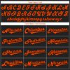Custom Black Orange-Black Authentic Throwback Rib-Knit Baseball Jersey Shirt