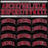 Custom Stitched Black Red-White Sports Pullover Sweatshirt Hoodie