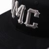 Custom Black Light Gray-White Stitched Adjustable Snapback Hat
