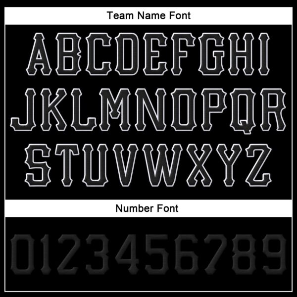 Custom Black Black-White Stitched Adjustable Snapback Hat