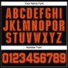 Custom Black Orange-Black Performance T-Shirt
