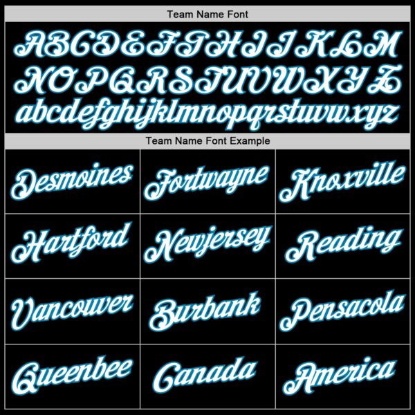 Custom Black White-Panther Blue Authentic Baseball Jersey