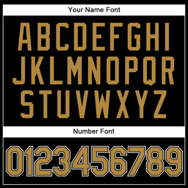 Custom Black Old Gold Pinstripe Old Gold-White Authentic Baseball Jersey