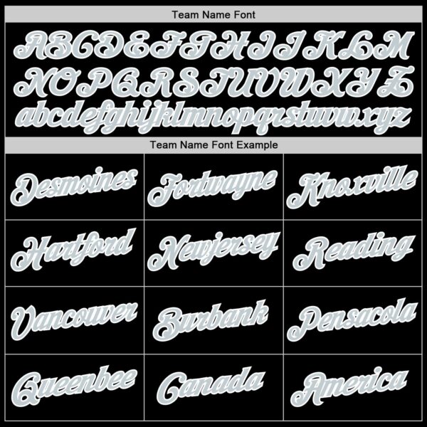 Custom Black Gray-White Authentic Baseball Jersey