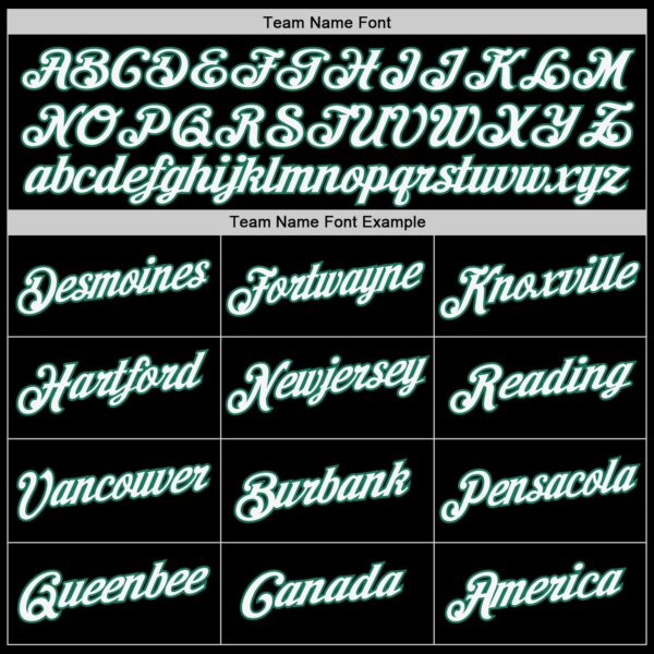 Custom Black White-Kelly Green Authentic Baseball Jersey