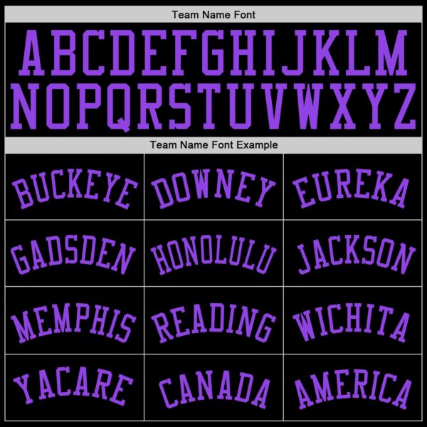 Custom Black Purple 3D Monster Authentic Baseball Jersey