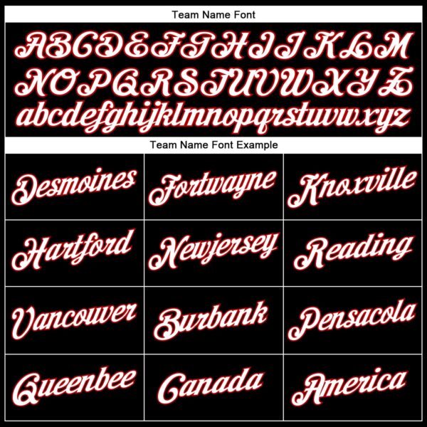 Custom Black White Pinstripe White-Red Authentic Basketball Jersey