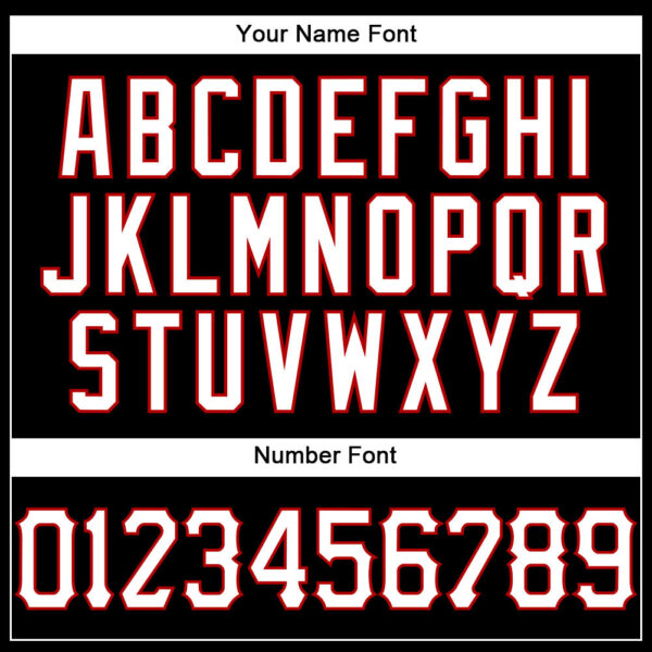 Custom Black White Pinstripe White-Red Authentic Basketball Jersey