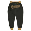 Custom Black Black-Old Gold Sports Pants