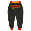 Custom Black Red-Gold Sports Pants