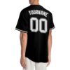 Custom Black White-Gray Authentic Baseball Jersey