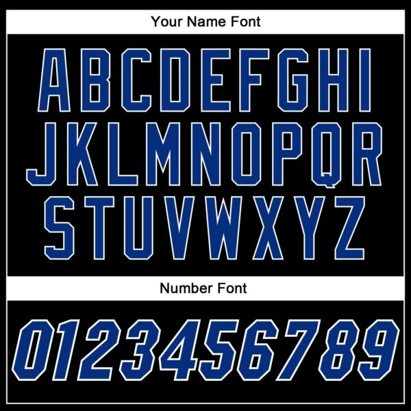 Custom Black Royal-Red Authentic Baseball Jersey