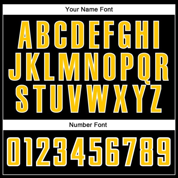 Custom Black Gold-White Authentic Two Tone Baseball Jersey