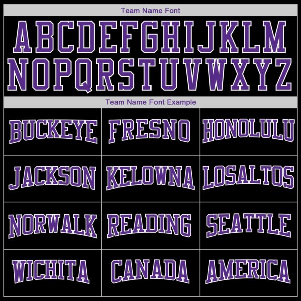 Custom Stitched Black Purple-White Sports Pullover Sweatshirt Hoodie