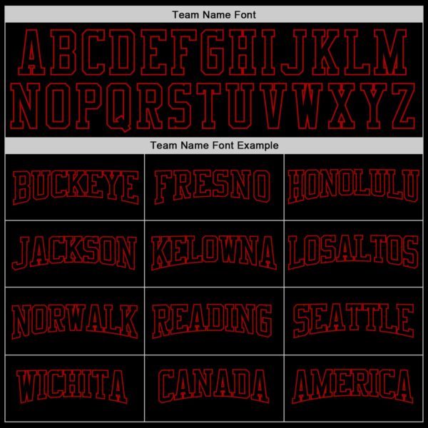 Custom Stitched Black Black-Red Sports Pullover Sweatshirt Hoodie