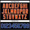 Custom Black Royal-Orange Authentic Baseball Jersey