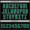 Custom Black Kelly Green-White Authentic Baseball Jersey