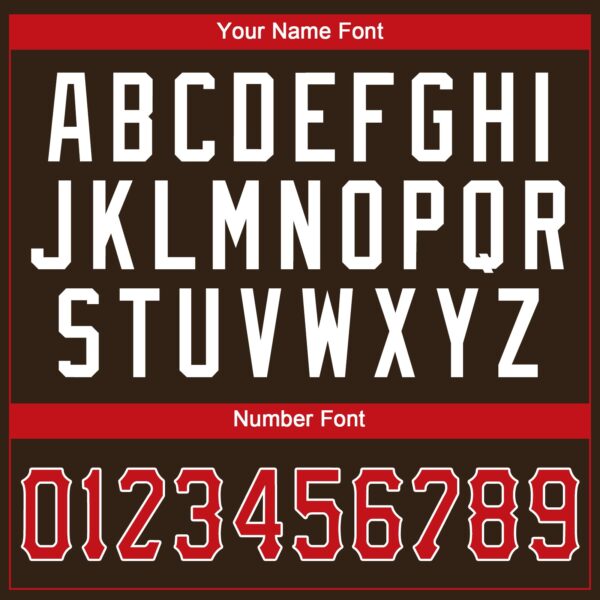 Custom Brown Red-Cream Performance T-Shirt