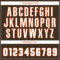 Custom Brown White-Orange Authentic Baseball Jersey