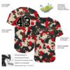 Custom Camo Black-Cream 3D Authentic Salute To Service Baseball Jersey