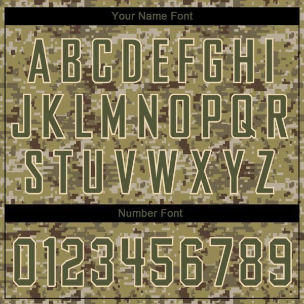 Custom Stitched Camo Olive-Cream Sports Pullover Sweatshirt Salute To Service Hoodie