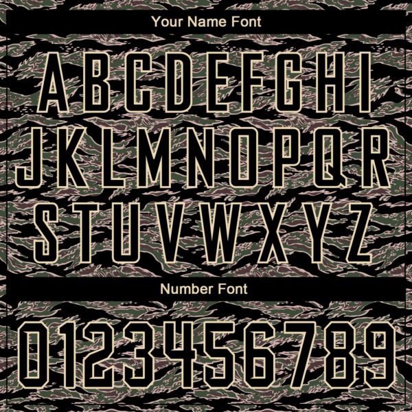 Custom Stitched Camo Black-Cream Sports Pullover Sweatshirt Salute To Service Hoodie