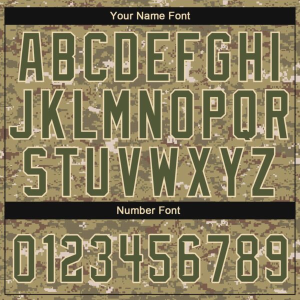 Custom Stitched Camo Olive-Cream Sports Pullover Sweatshirt Salute To Service Hoodie