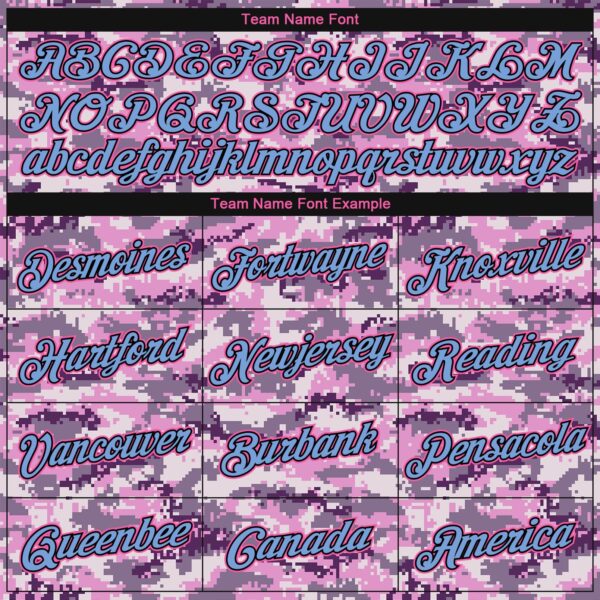 Custom Camo Pink-Light Blue Performance Salute To Service T-Shirt