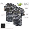 Custom Camo Black-Cream Performance Salute To Service T-Shirt