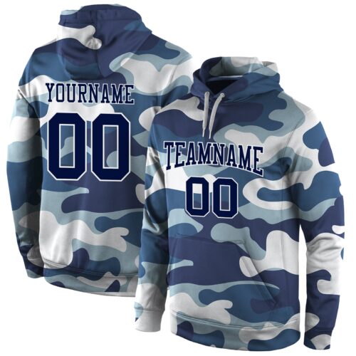 camo_0117 Custom Stitched Camo Navy-White Sports Pullover Sweatshirt Salute To Service Hoodie