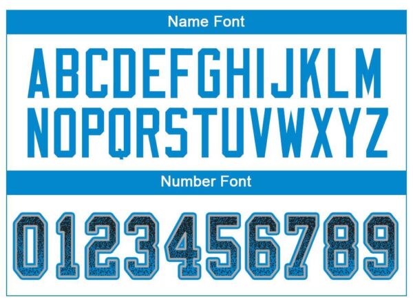 Custom Black Panther Blue-Gray Drift Fashion Football Jersey