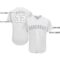 Custom White Gray Baseball Jersey