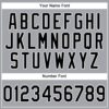 Custom Gray Black-White Baseball Jersey