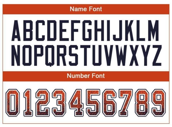 Custom Orange Navy-White Drift Fashion Football Jersey