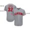 Custom Gray Red-White Baseball Jersey
