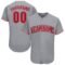 Custom Gray Red-White Baseball Jersey