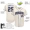 Custom Cream Royal-Gold Authentic Baseball Jersey