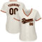 Custom Cream Black Orange-Old Gold Authentic Baseball Jersey